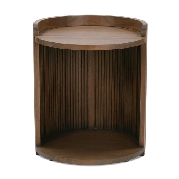 Rowe Furniture Kindred Alternate Round End Table ~ Sesame Finish