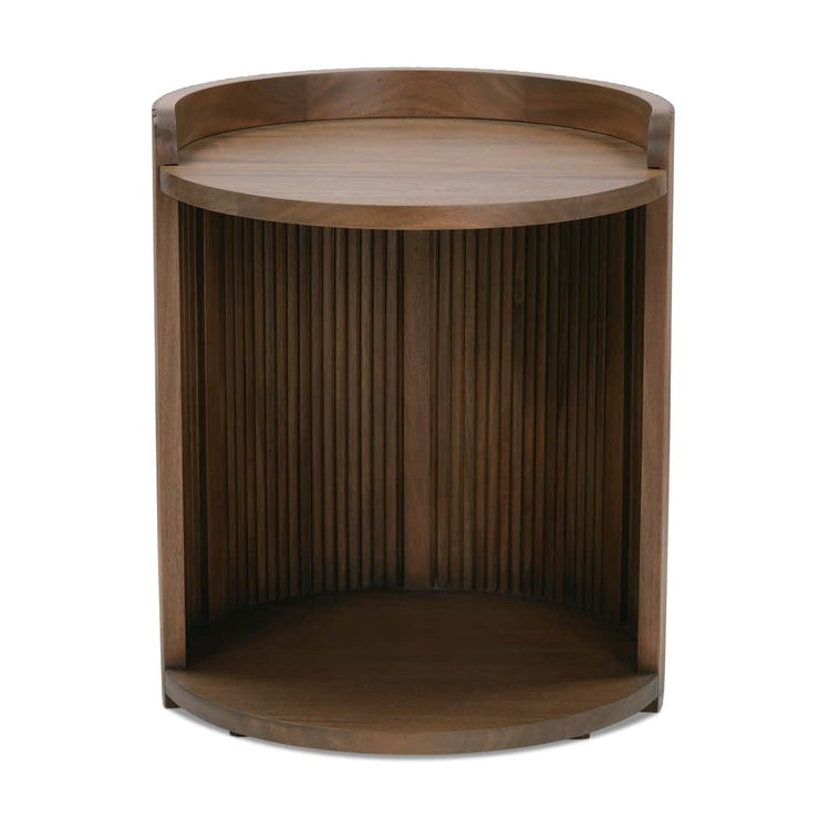 Rowe Furniture Kindred Alternate Round End Table ~ Sesame Finish