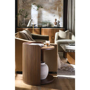 Rowe Furniture Kindred Alternate Round End Table ~ Sesame Finish