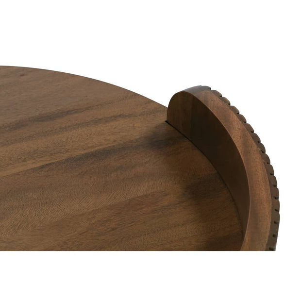 Rowe Furniture Kindred Alternate Round End Table ~ Sesame Finish