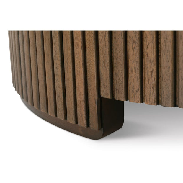 Rowe Furniture Kindred Round End Table ~ Sesame Finish