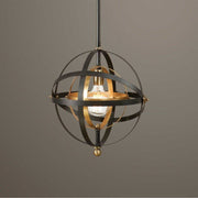 Uttermost Rondure Concentric Circles Oil Rubbed Bronze, French Gold With Antique Brass Finish Mini Pendant Light
