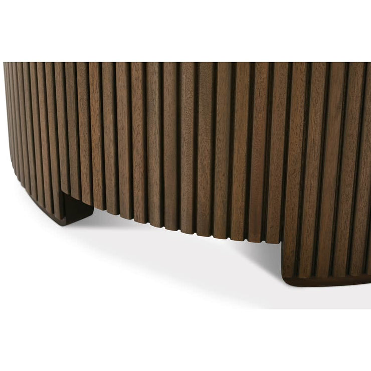 Rowe Furniture Kindred Alternate Round Coffee Table ~ Godiva Finish