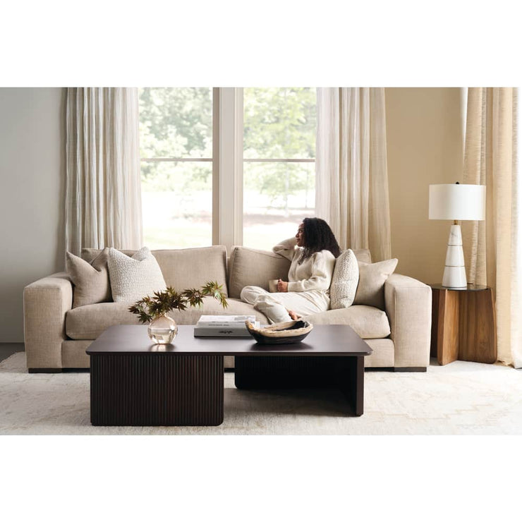 Rowe Furniture Kindred Rectangle Coffee Table ~ Godiva Finish