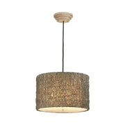 Uttermost Knotted Rattan Shade Pendant Light