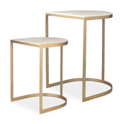 Uttermost Lindon Gold Finish Nesting Tables ~ Set Of 2