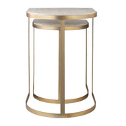 Uttermost Lindon Gold Finish Nesting Tables ~ Set Of 2