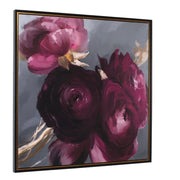 Uttermost Plum Ranculus Framed Canvas