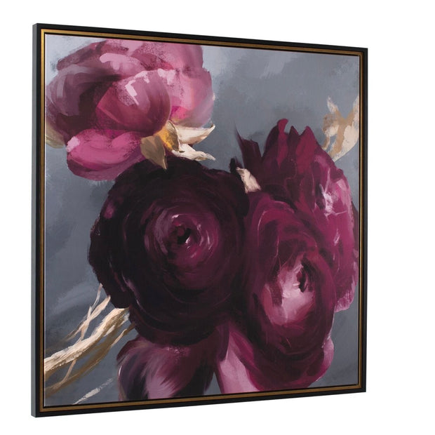 Uttermost Plum Ranculus Framed Canvas