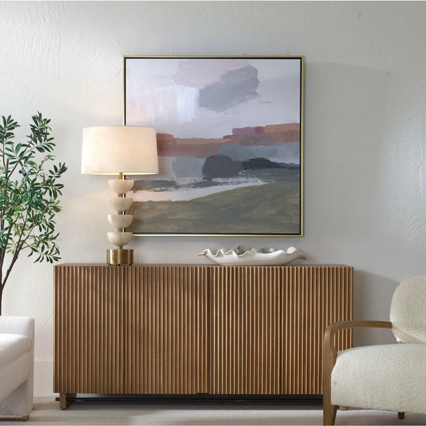 Uttermost Westward Abstract Framed Canvas