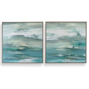 Uttermost Tranquil State Of Mind Framed Canvas ~ Set Of 2