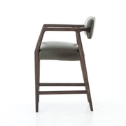 Four Hands Tyler Counter Stool ~ Chaps Ebony Leather
