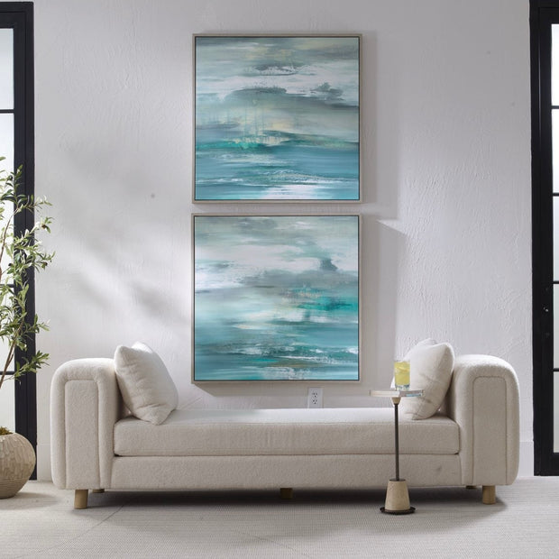 Uttermost Tranquil State Of Mind Framed Canvas ~ Set Of 2