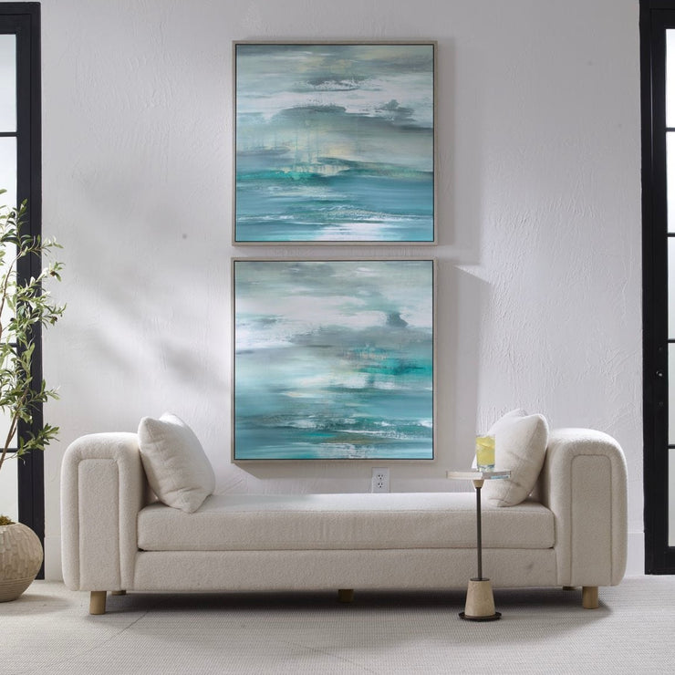 Uttermost Tranquil State Of Mind Framed Canvas ~ Set Of 2