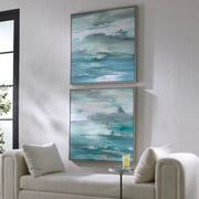 Uttermost Tranquil State Of Mind Framed Canvas ~ Set Of 2