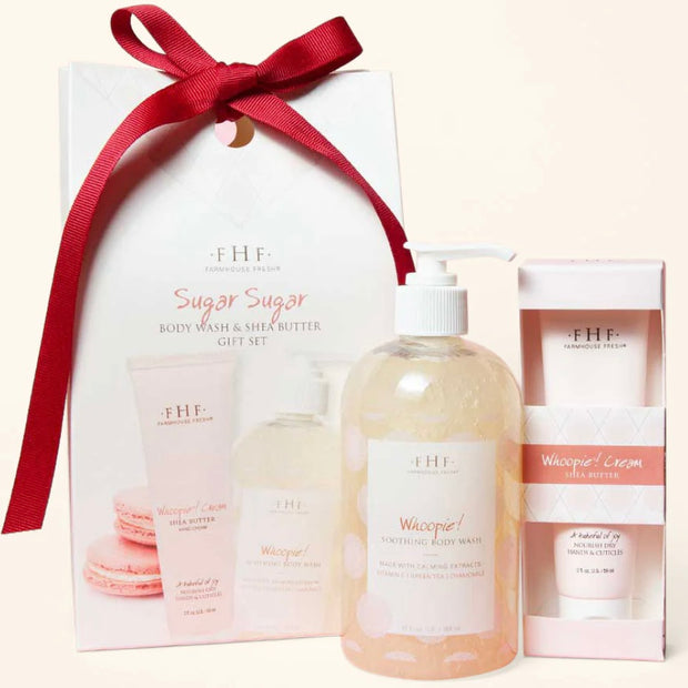 Farmhouse Fresh Sugar Sugar Whoopie Gift Set ~ Body Wash and Hand Cream