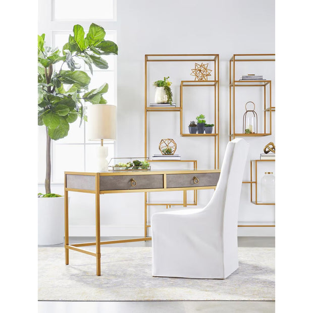 Essentials For Living Colette Slipcover Dining Chair~ LiveSmart Peyton-Pearl