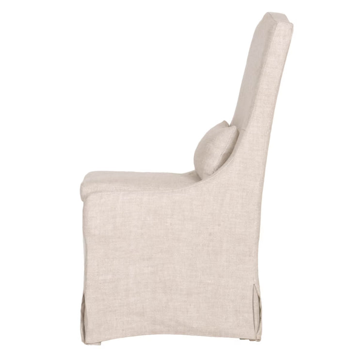 Essentials For Living Colette Slipcover Dining Chair~ Performance Bisque French Linen
