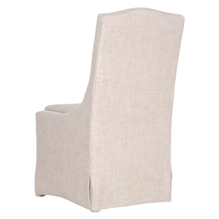 Essentials For Living Colette Slipcover Dining Chair~ Performance Bisque French Linen