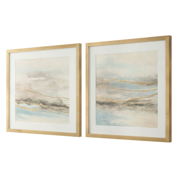 Uttermost So Golden Framed Print ~ Set Of 2