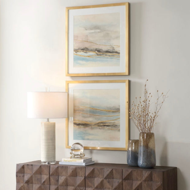 Uttermost So Golden Framed Print ~ Set Of 2