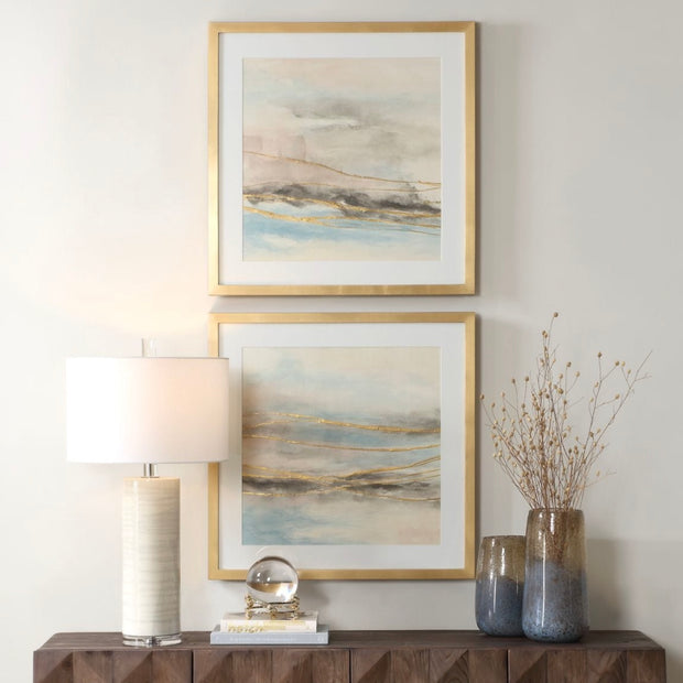 Uttermost So Golden Framed Print ~ Set Of 2