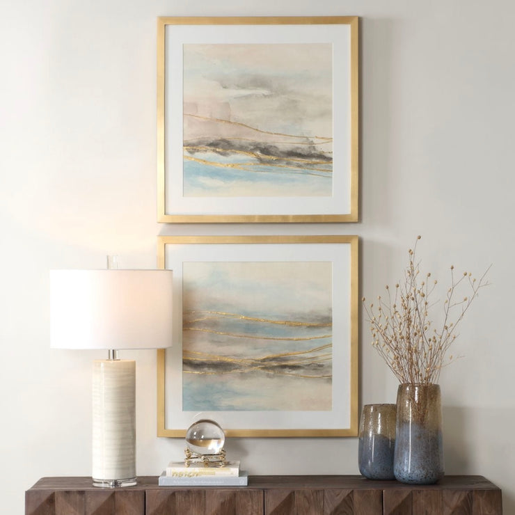 Uttermost So Golden Framed Print ~ Set Of 2