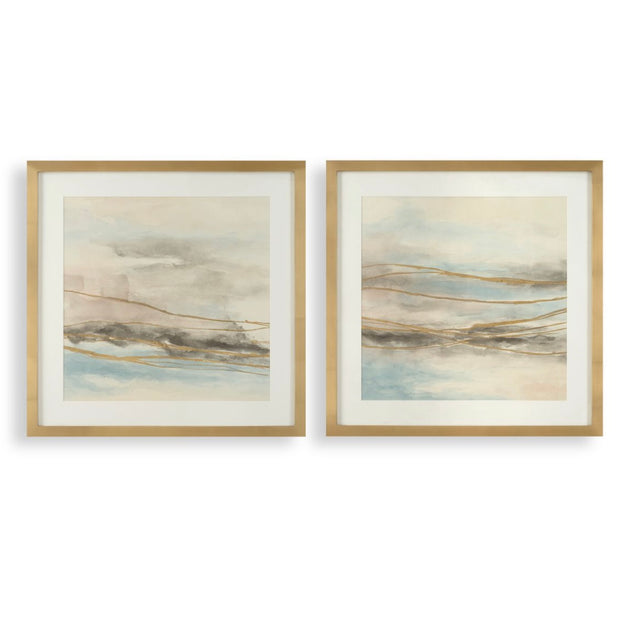 Uttermost So Golden Framed Print ~ Set Of 2
