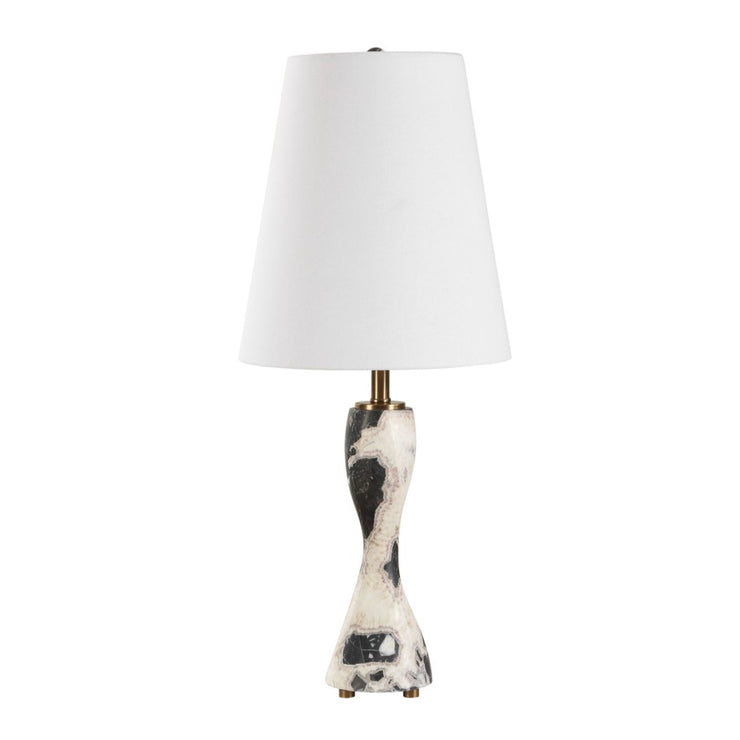 Uttermost Marcela Black And White Marble Buffet Lamp