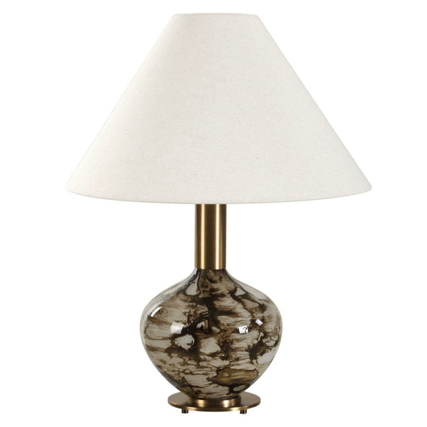 Uttermost Montagu Glass Art Table Lamp