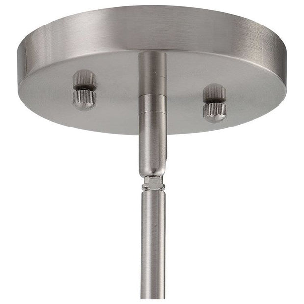 Uttermost Manheim Cylinder Shape Satin Nickel Finish Pendant Light