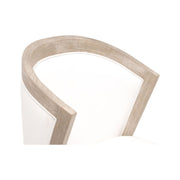 Essentials For Living Crete Dining Chair ~ LiveSmart Peyton-Pearl With Natural Gray Frame