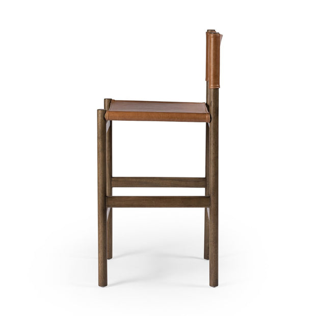 Four Hands Kena Bar Stool ~ Sonoma Butterscotch Leather