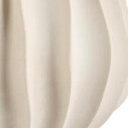 Uttermost Javary Matte Beige Ridged Table Lamp