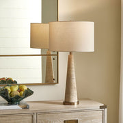 Uttermost Perkins Beige Travertine Table Lamp