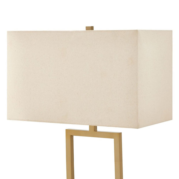 Uttermost Warrick Rustic Travertine Block Table Lamp