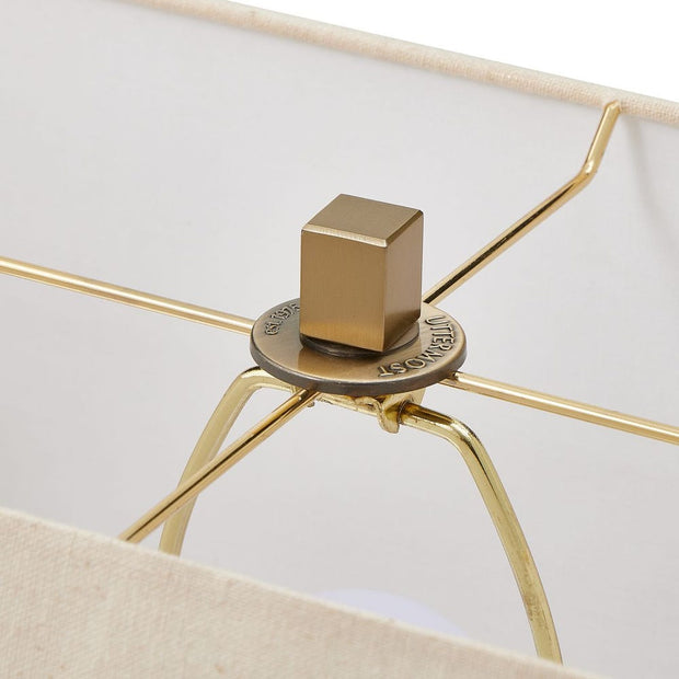Uttermost Warrick Rustic Travertine Block Table Lamp