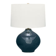 Uttermost Corrine Mottled Deep Blue Ceramic Base Table Lamp