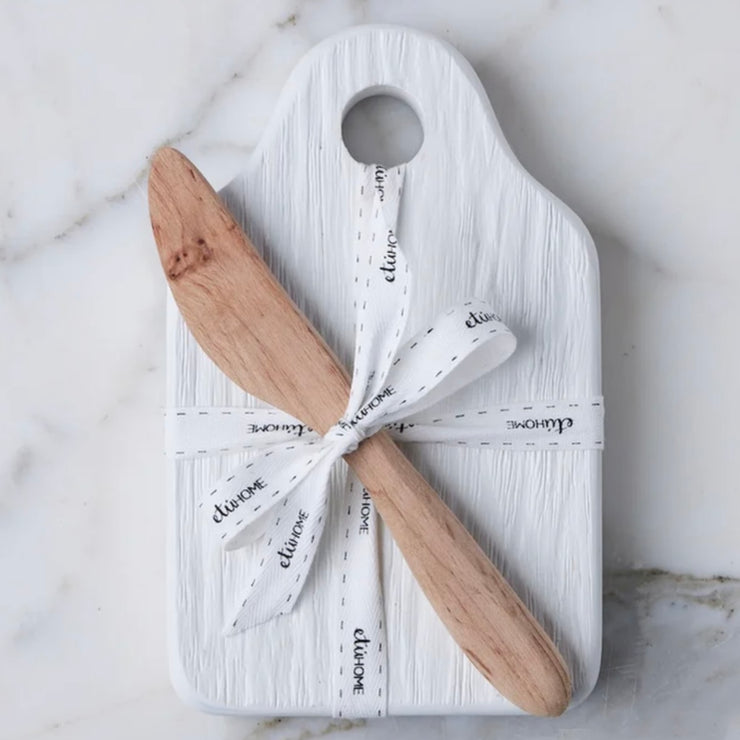 etúHOME Small Dutch Cheese Board ~ White ~ LAST CHANCE SALE ~ LIMITED QUANTITY