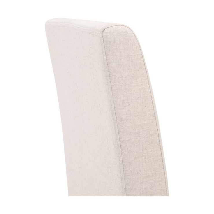 Essentials For Living Levi Slipcover Dining Chair ~ Jute With Natural Gray Birch Frame