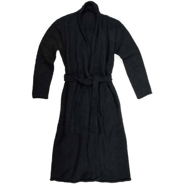 Kashwere Ultra Plush Black Seasonless Lightweight Robe