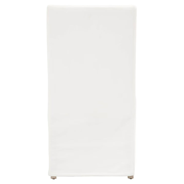 Essentials For Living Levi Slipcover Dining Chair ~ LiveSmart Peyton-Pearl With Natural Gray Birch Frame