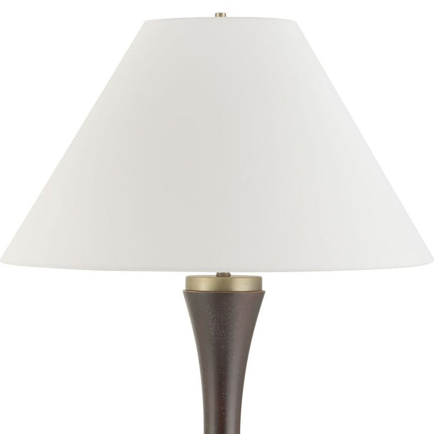 Uttermost Pravin Dark Bronzed Wood Floor Lamp