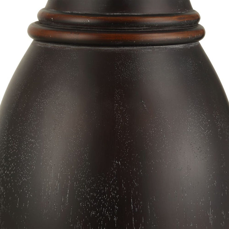 Uttermost Pravin Dark Bronzed Wood Floor Lamp