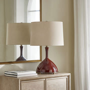 Uttermost Colette Rich Burgundy Table Lamp