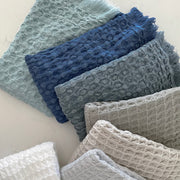 Anaya Home Turkish Cotton Waffle Weave Hand Towels Set of 2