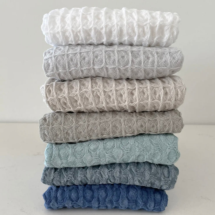 Anaya Home Turkish Cotton Waffle Weave Hand Towels Set of 2