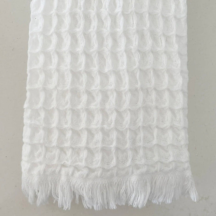 Anaya Home Turkish Cotton Waffle Weave Hand Towels Set of 2