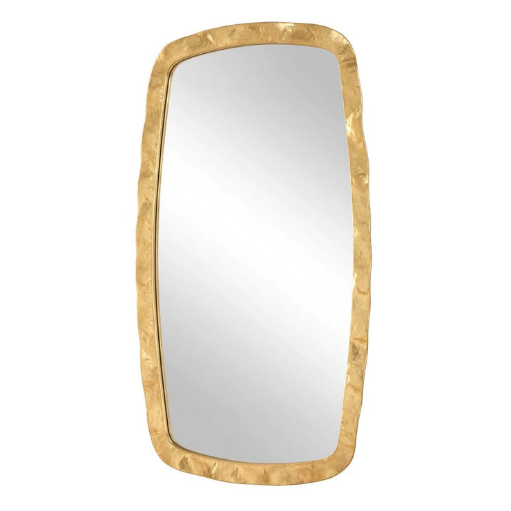 Casa Bella Living Iron Framed Gold Leaf Mirror