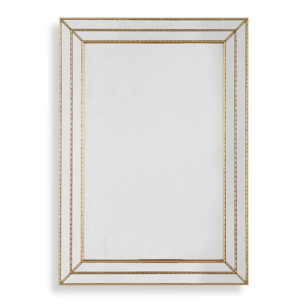 Casa Bella Living Metallic Gold Thin Framing Strips Mirror